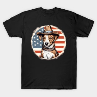 Jack Russell Terrier 4th of July T-Shirt